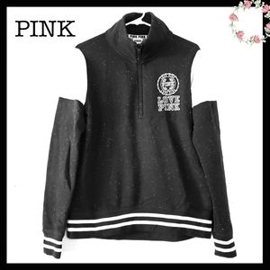 ♥️ PINK by VS: Size:XS/ Black & White Pullover
